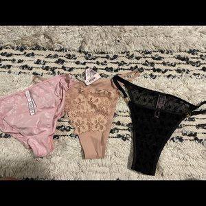 Lot of size large never worn VS panties